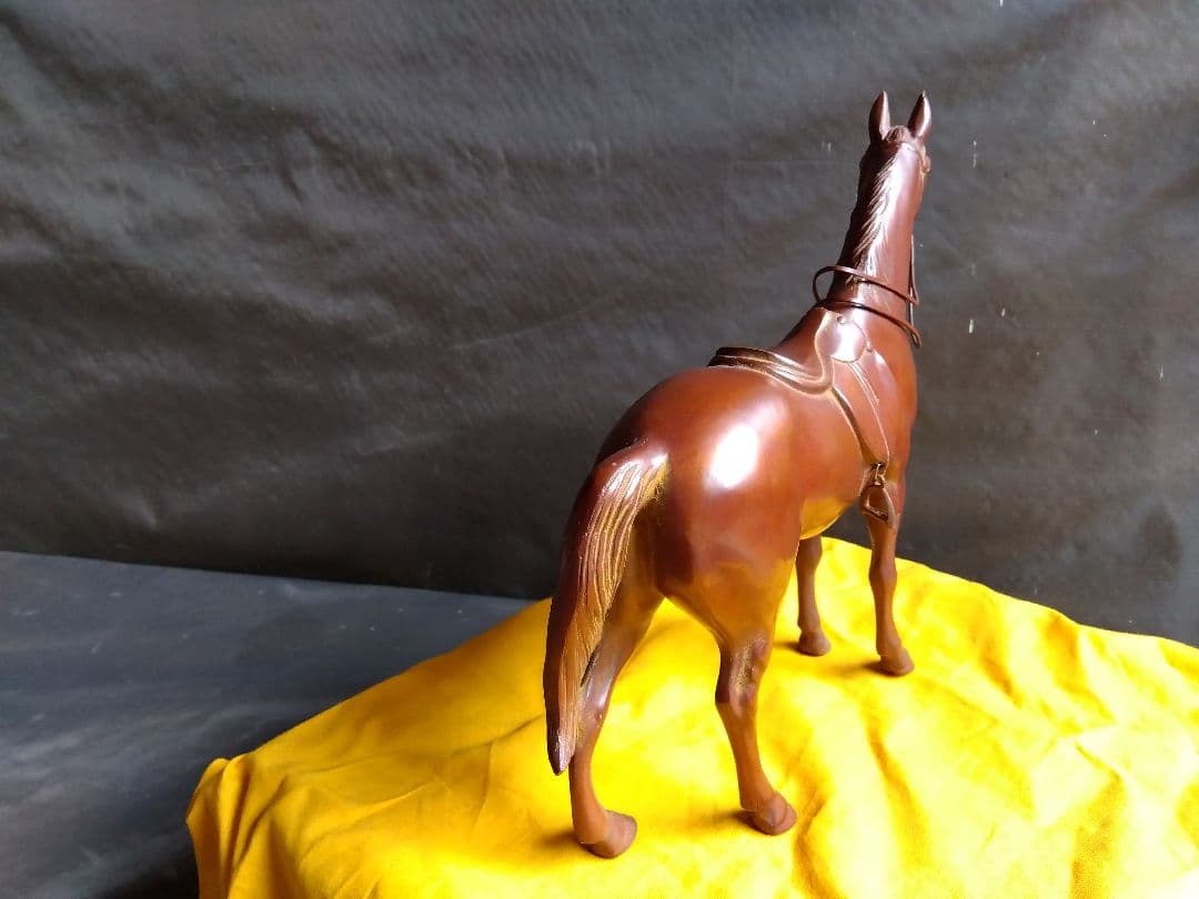 鋳銅　馬　置物