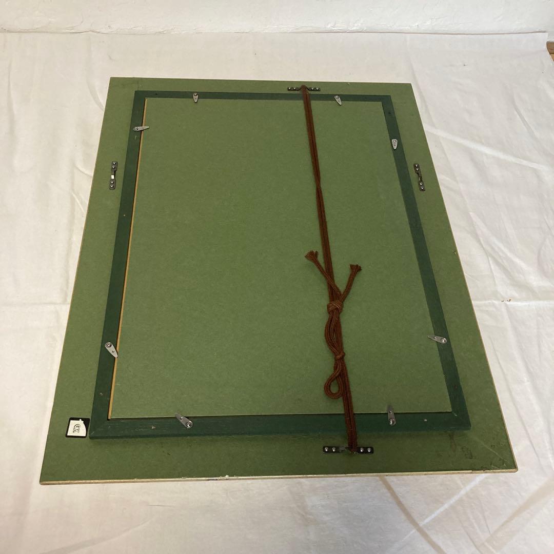 アンティークP6額縁 ガラスあり