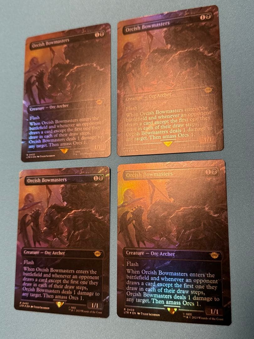 オークの弓使い　拡張　英語foil 4枚