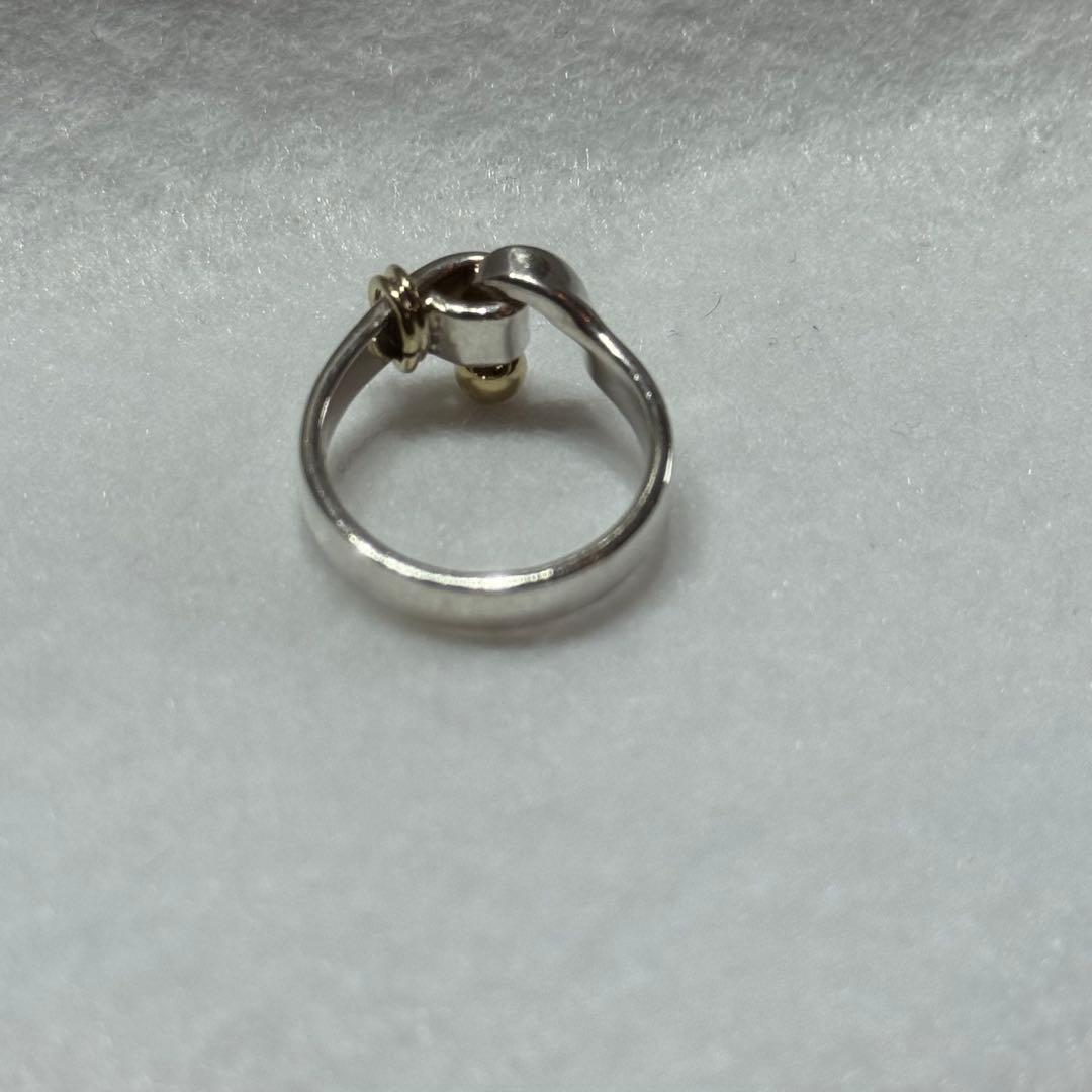 ティファニー フック＆アイ リング 10号 ヴィンテージ