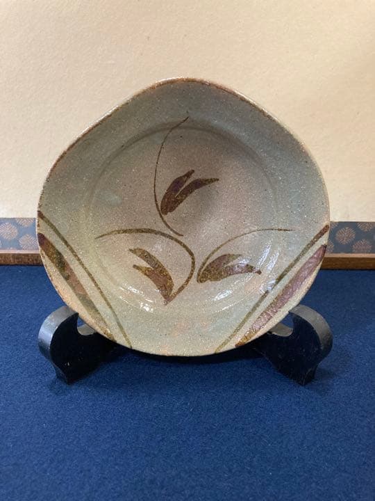 中里嘉孝　絵唐津向付、絵唐津鉢セット