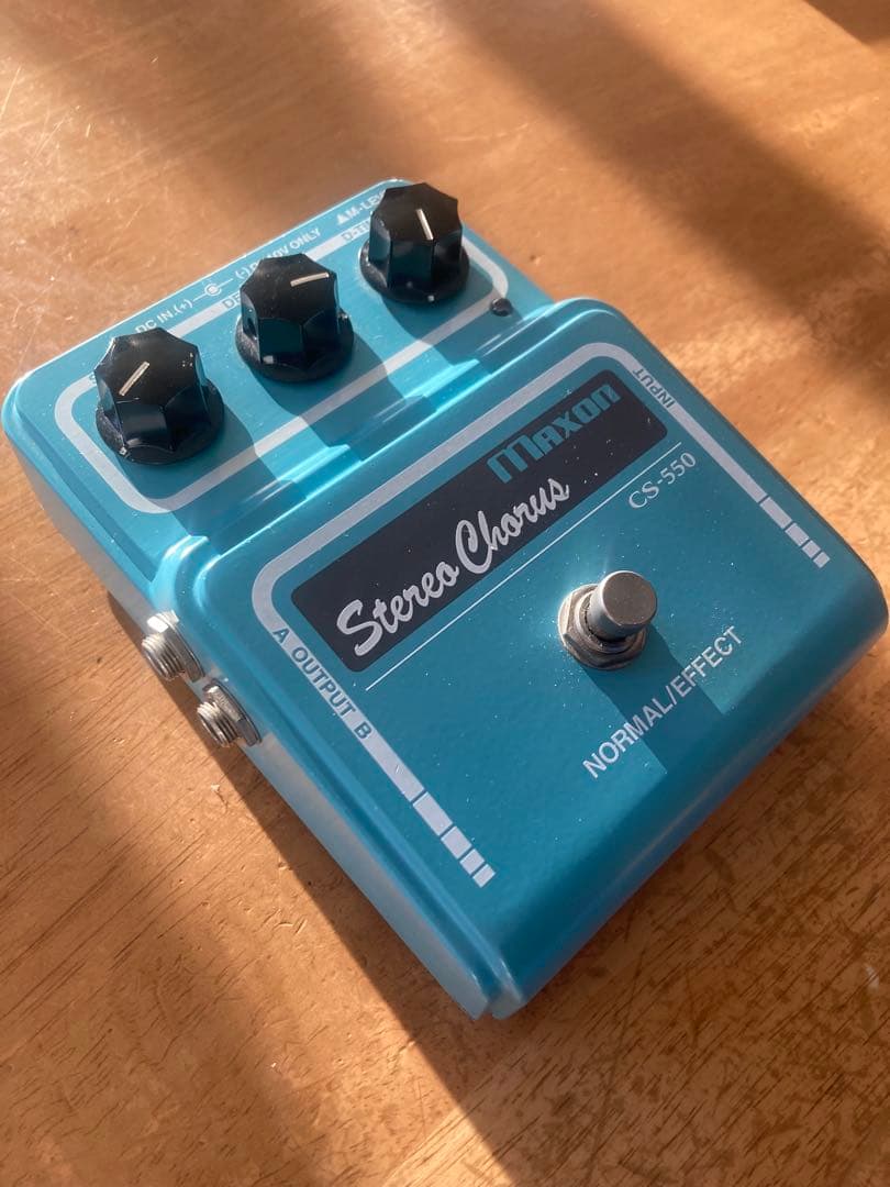 【売切値下げ】maxon cs-550 ステレオコーラス 日本製　初期型
