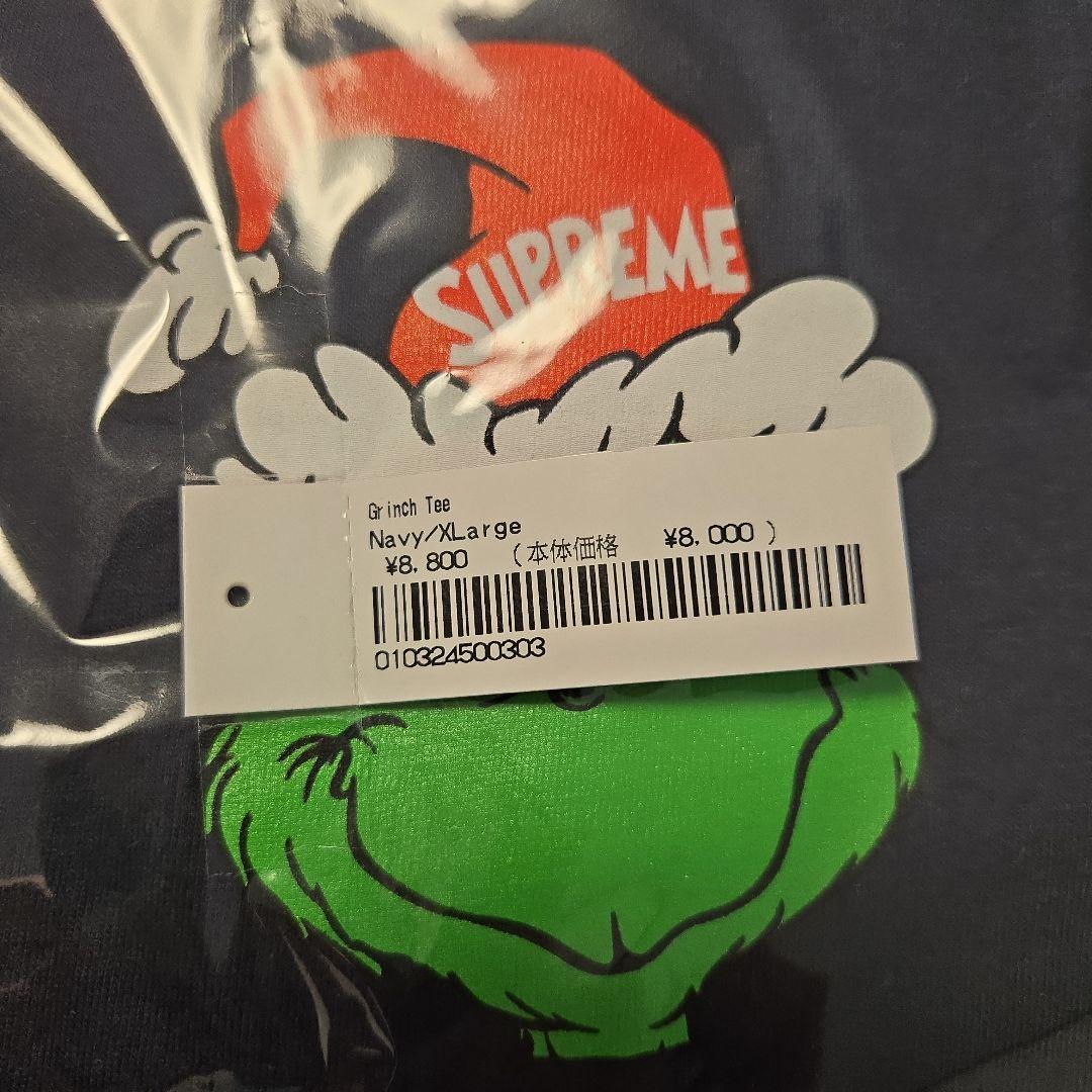 supreme grinch tee　Navy XL