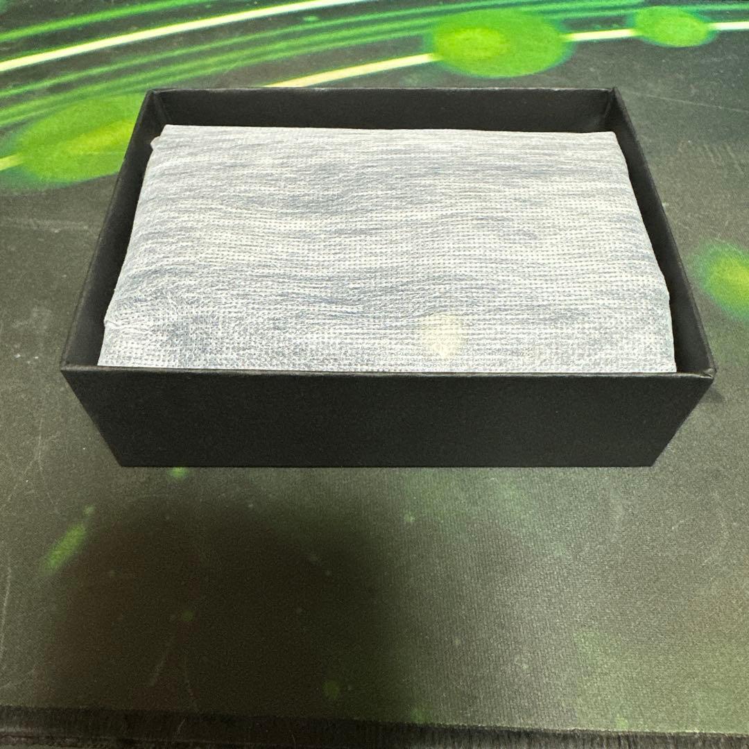 最終値下げ abrAsus いっぱい入る小さい財布 青 レザー