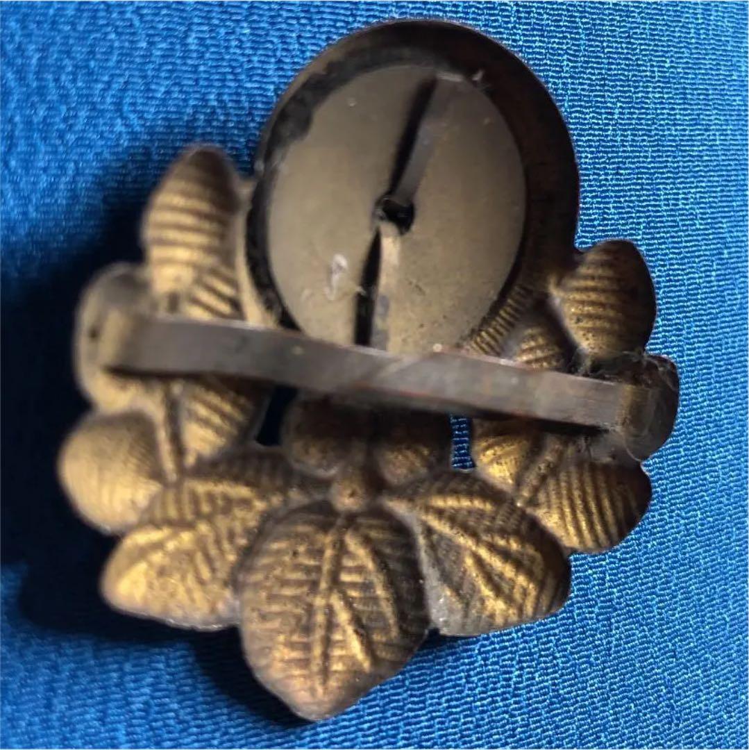 極レア！鉄道省時代の国鉄　戦前の品！制帽の帽章　金属プレス