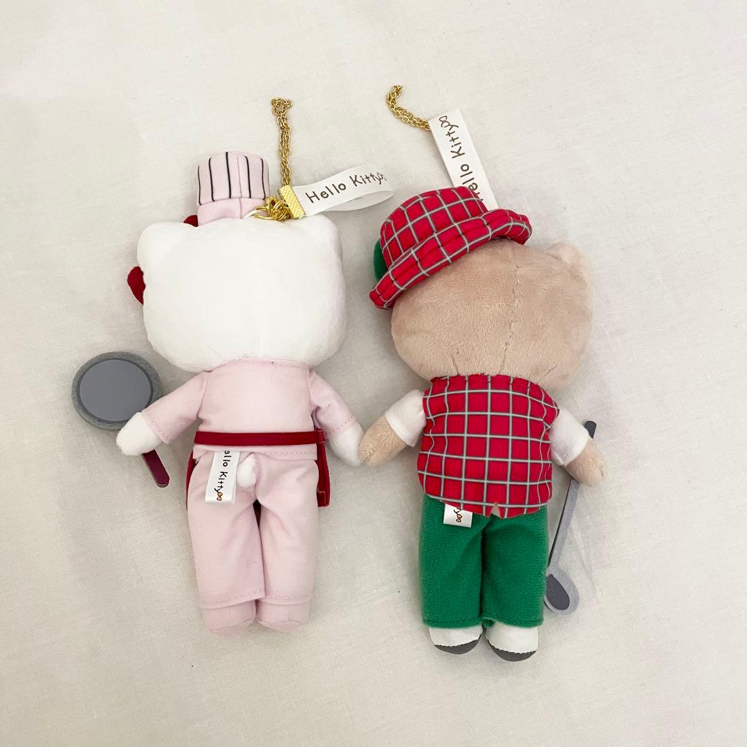 【非売品】ハローキティ キーホルダー マスコット 脚長 日焼け セット エクシブ