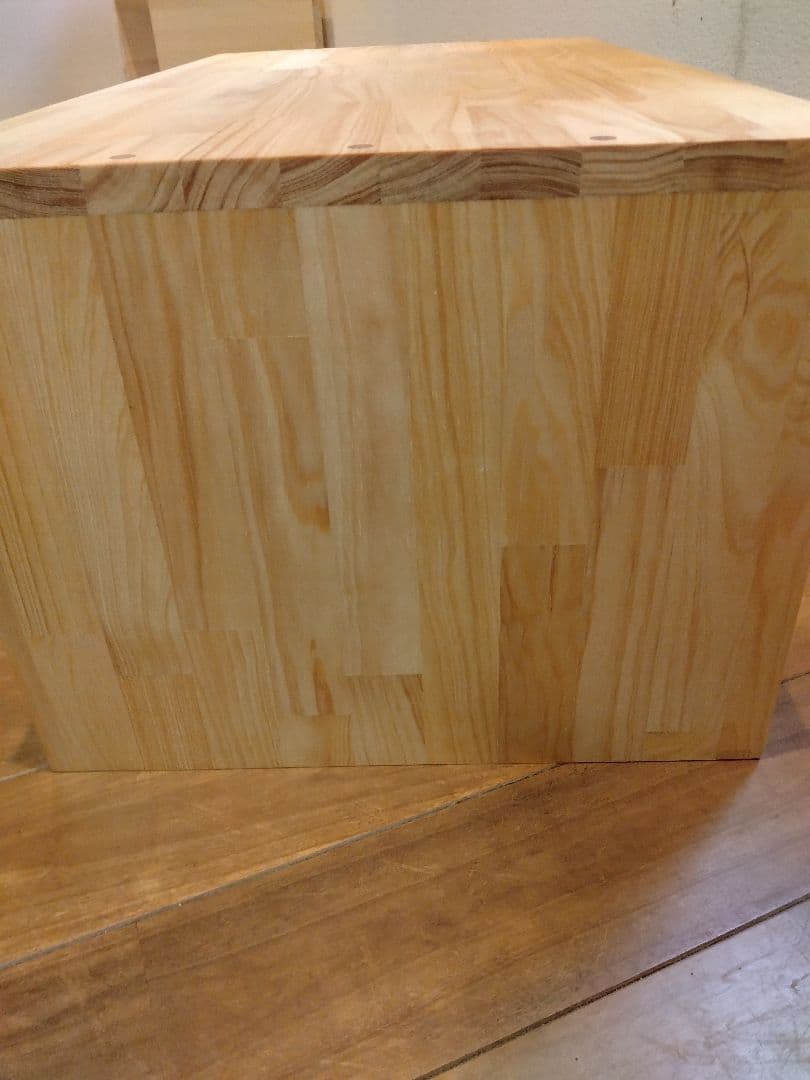 木製　ハンドメイド　オーダー　コの字　シェルフラック　棚　水槽台　サイドテーブル