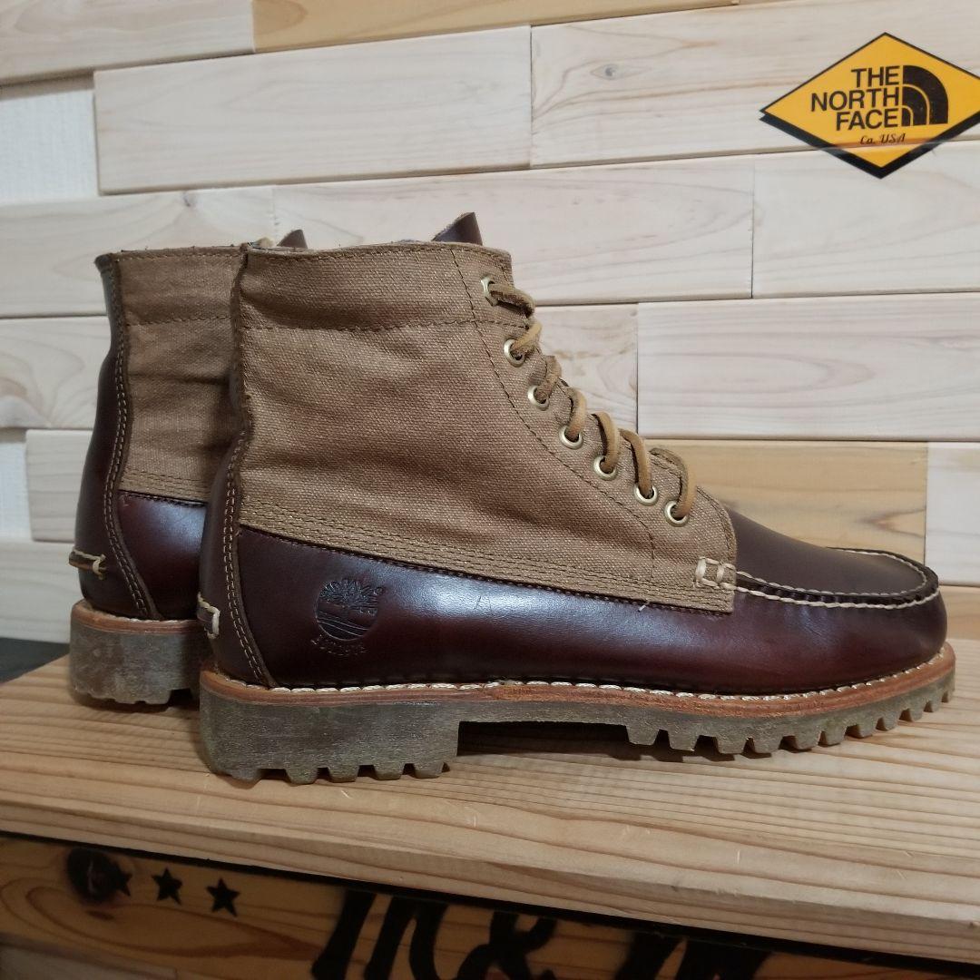 未使用　廃盤　ティンバーランド　オーセンティクス レザー＆ファブリック チャッカ