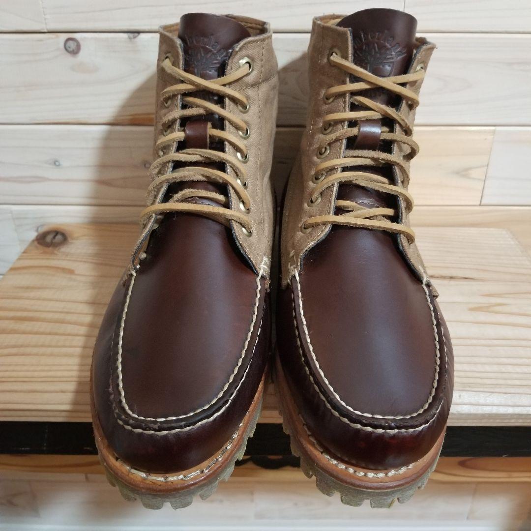 未使用　廃盤　ティンバーランド　オーセンティクス レザー＆ファブリック チャッカ