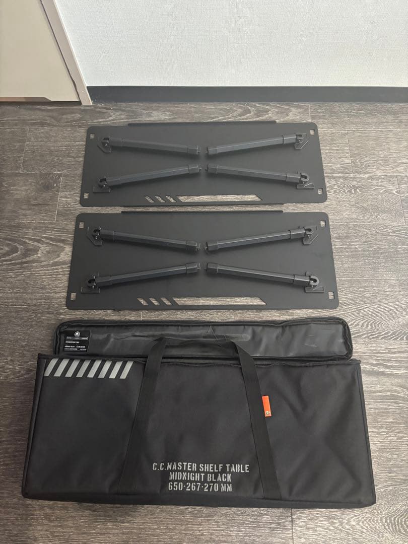 MASTER SHELF TABLEブラック(CARGO CONTAINER)