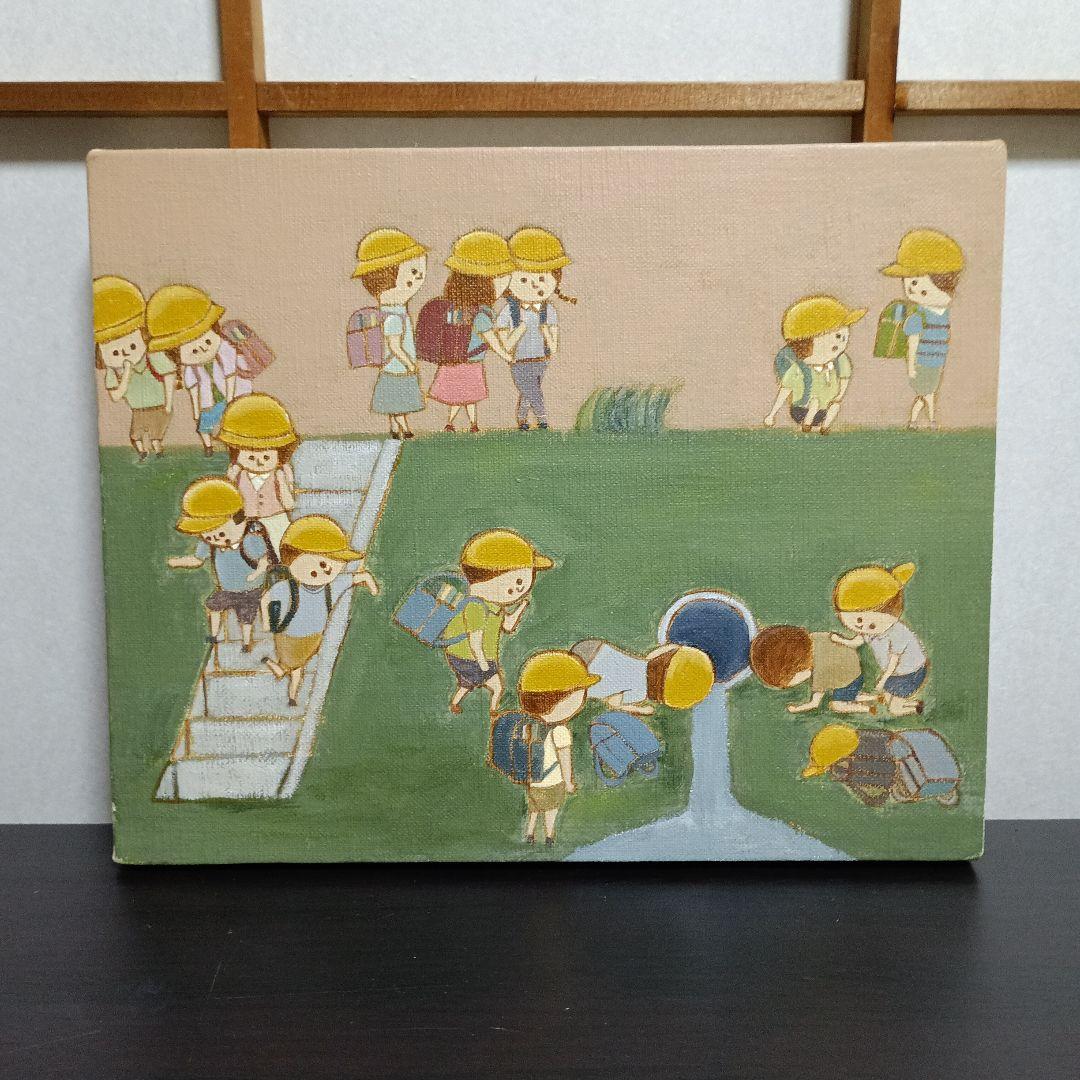 加藤雅也　michikusa　27.3×22　キャンバス、アクリル絵具　2011