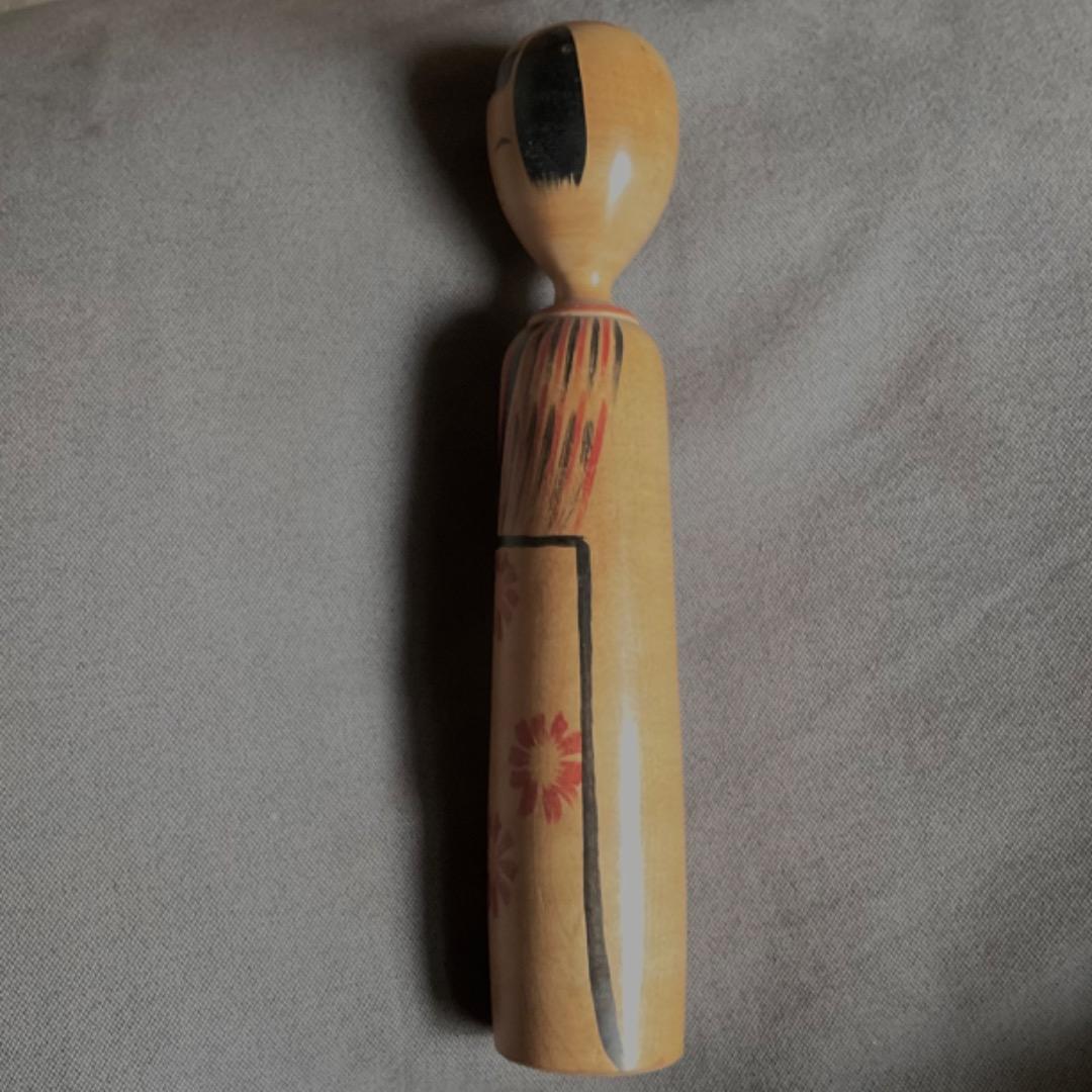 伝統こけし 木地山系 阿部平四郎作 秋田 川連