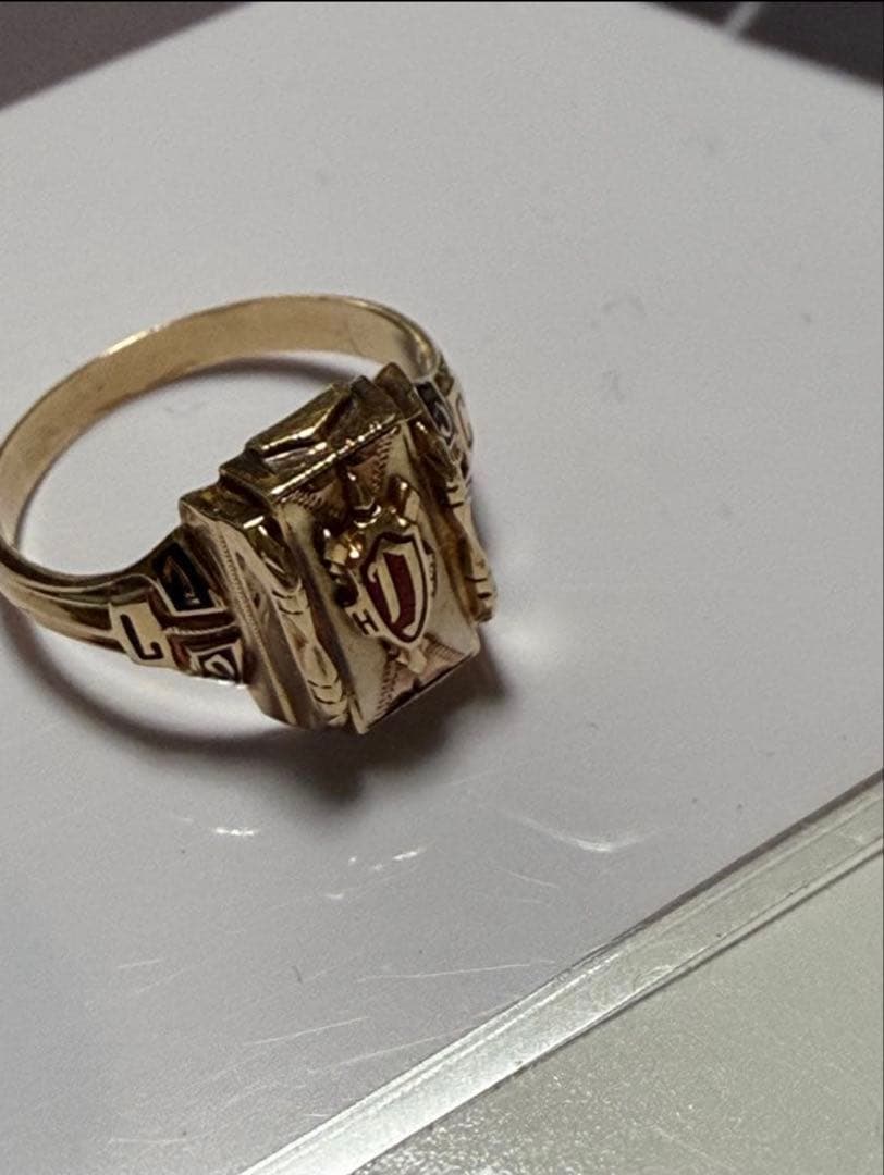 カレッジリング JOSTEN 10K ゴールド