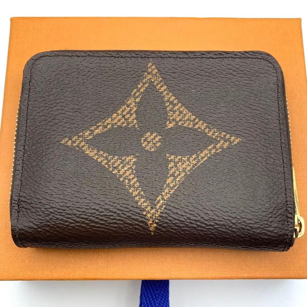 【極美品・IC】ルイヴィトン ジャイアント モノグラム ジッピー パース