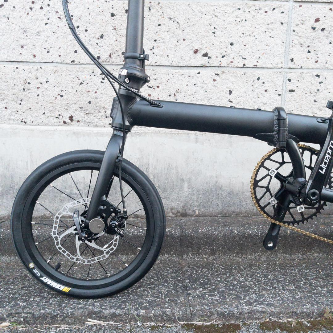 K3 PLUS★超軽量★折り畳み 自転車 Tiagra 10速 マットブラック