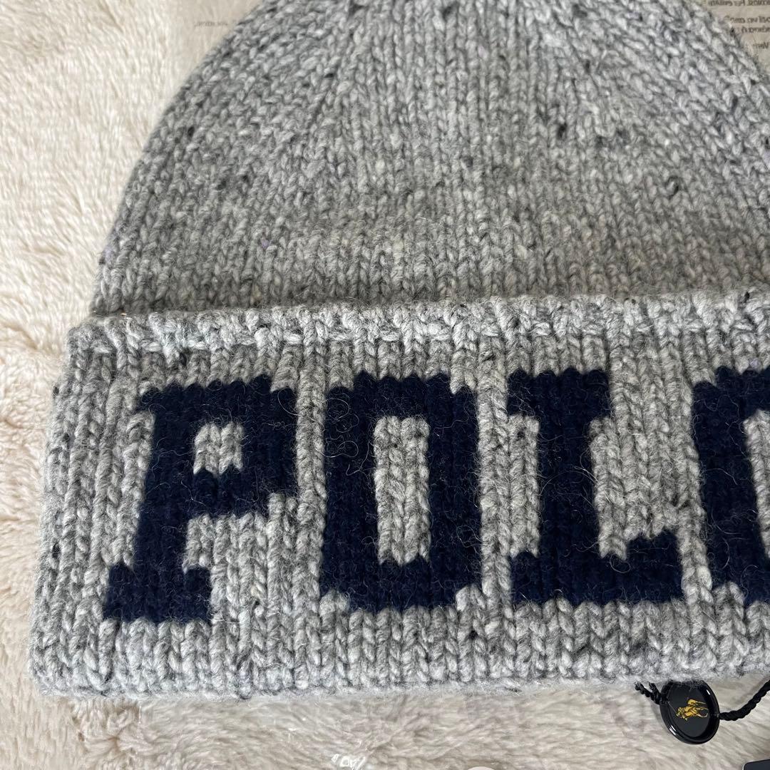 ラルフローレン ニット帽 グレー ベイクルーズジャーナルスタンダードスピック