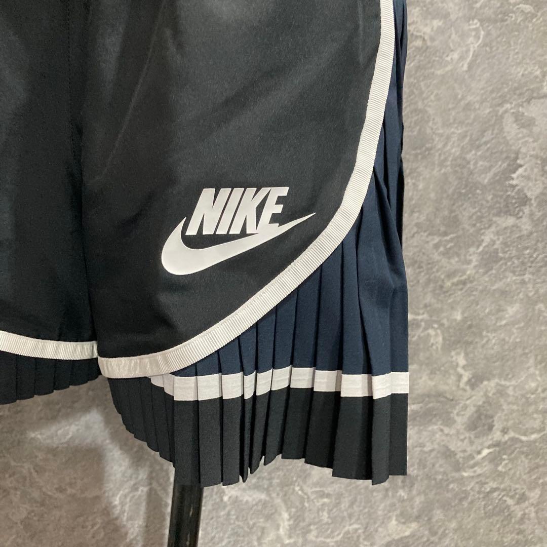 ナイキ　NIKE×sacai キュロット　プリーツ　ショートパンツ　ブラック
