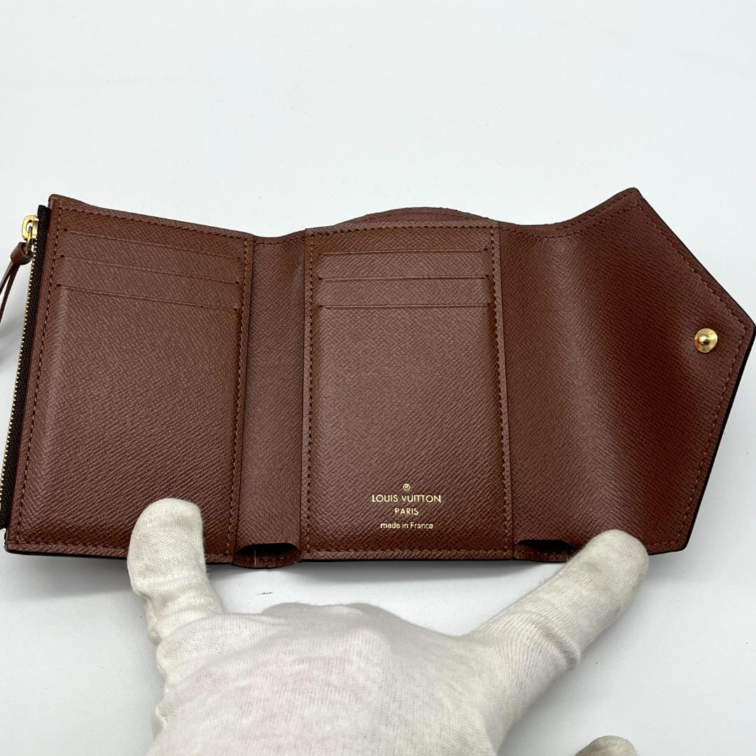 【美品】　ルイヴィトン　モノグラム　ポルトフォイユヴィクトリーヌ　箱保存袋