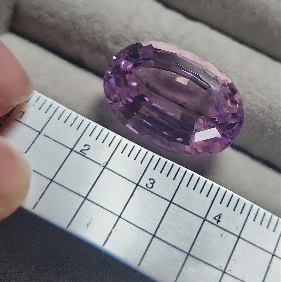 超高級！天然特大クンツァイト21.961ct