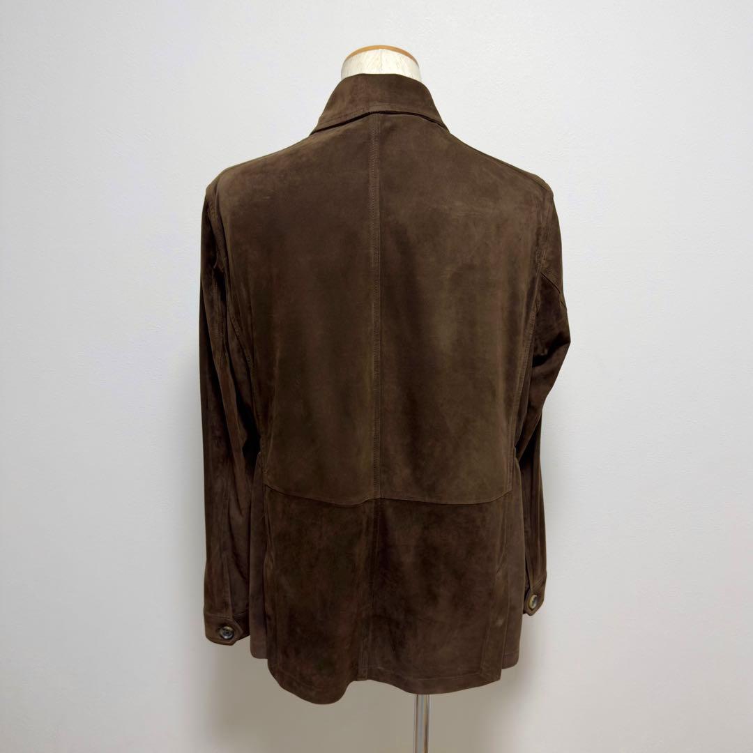 定価56万円 イザイア スウェードレザーM65ジャケット ブルゾン