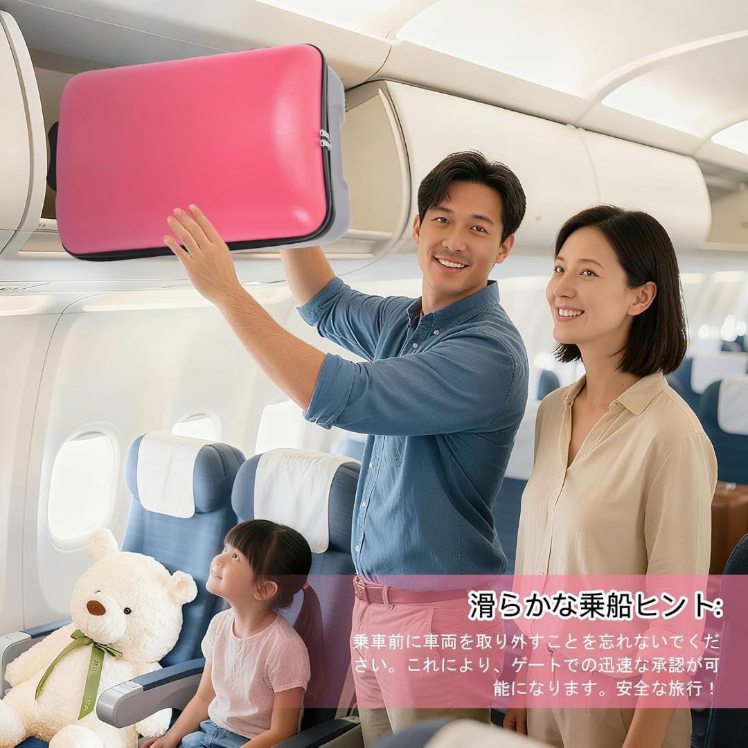 子供用スーツケース 乗れる 3WAY キッズ キャリーケース ピンク