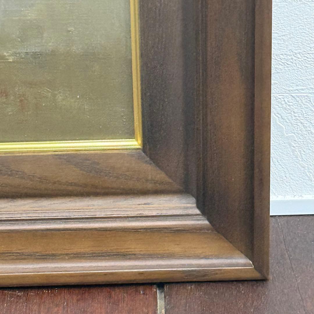 H17KZ2a 山崎翠祥 薔薇 F5号 額装 油彩画