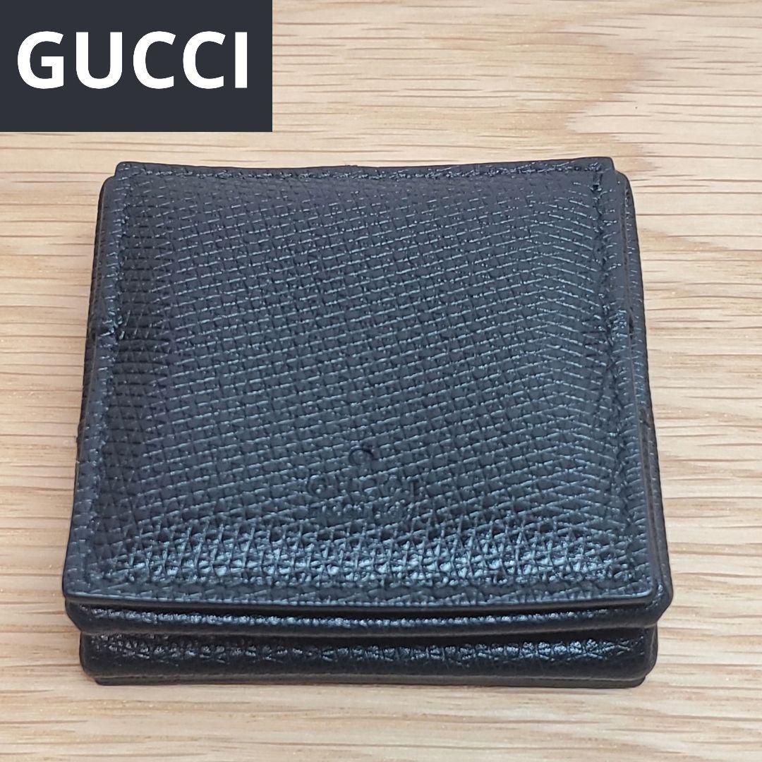 【未使用級】GUCCI グッチ ケース パース 小銭入れ レザー黒