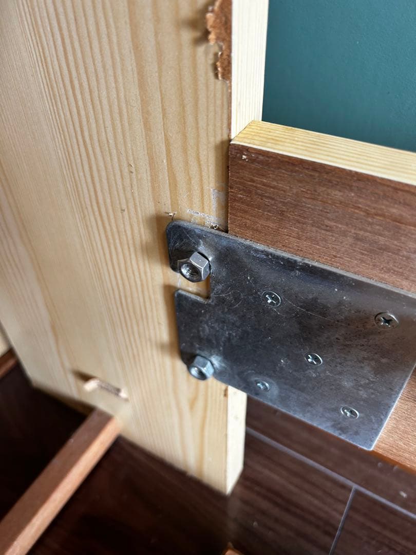 木製シングルベッドフレーム 引き出し付き