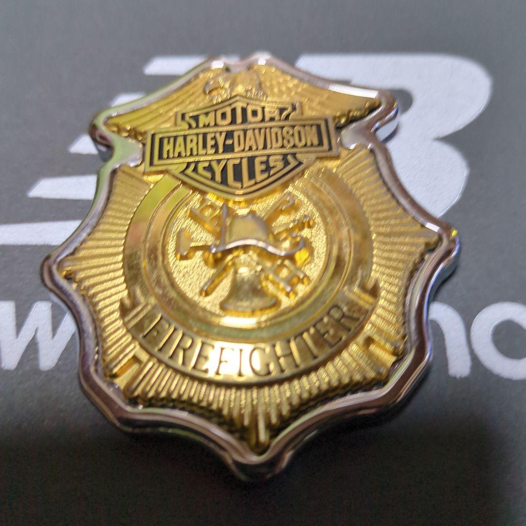 ハーレー純正　ファイアーファイターメダリオン　フラット