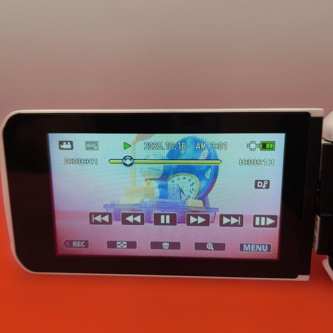 【動作確認済】JVC Everio エブリオ GZ-F55K-W