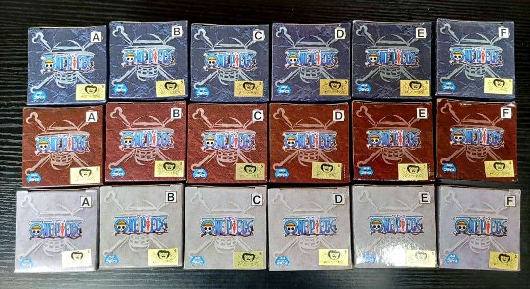ワンピース　ワーコレ　ワノ国回想編１〜３　全１８種