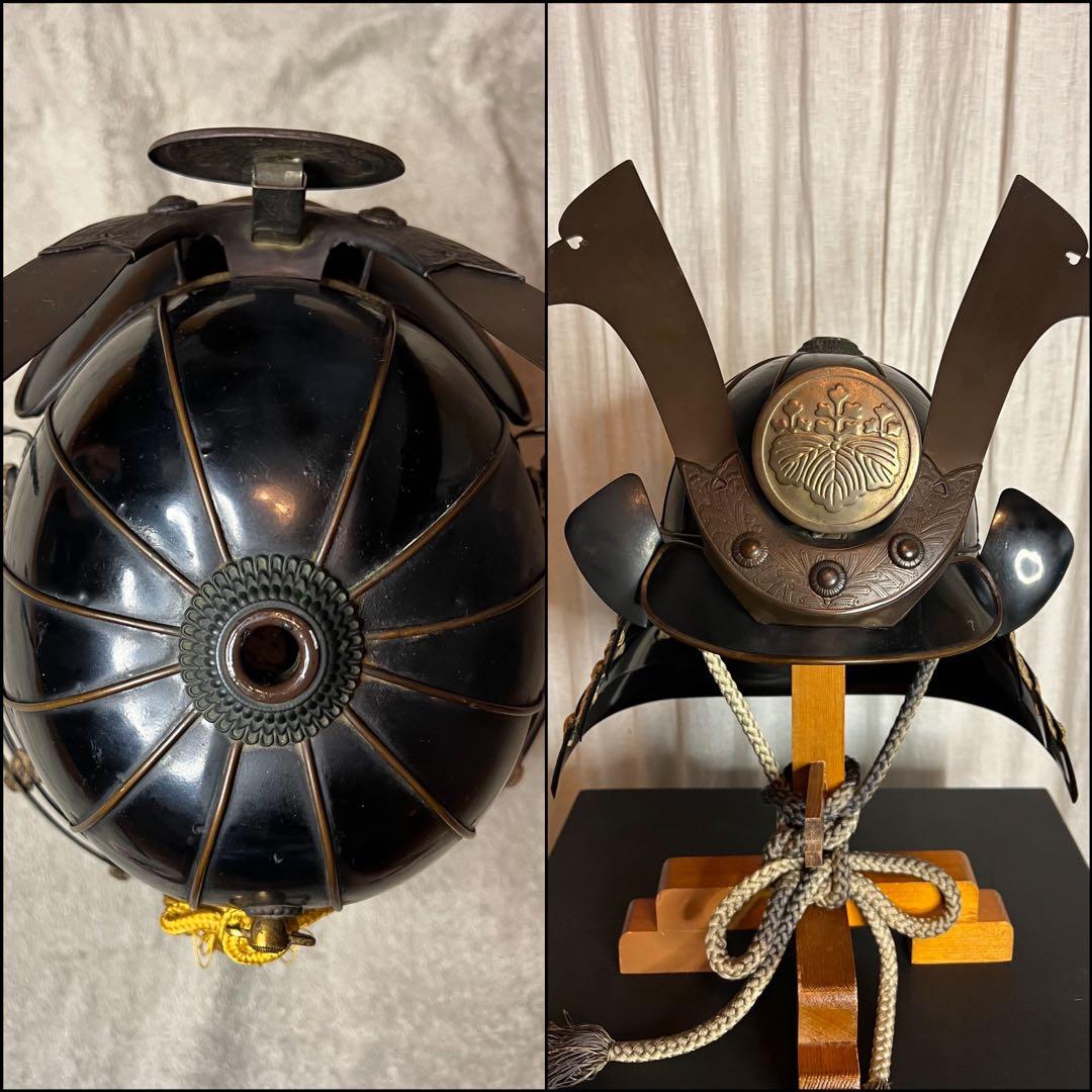 【Patra】丸武産業製【鎧•甲冑】黒色紺糸威当世具足【鎧立て•櫃付】