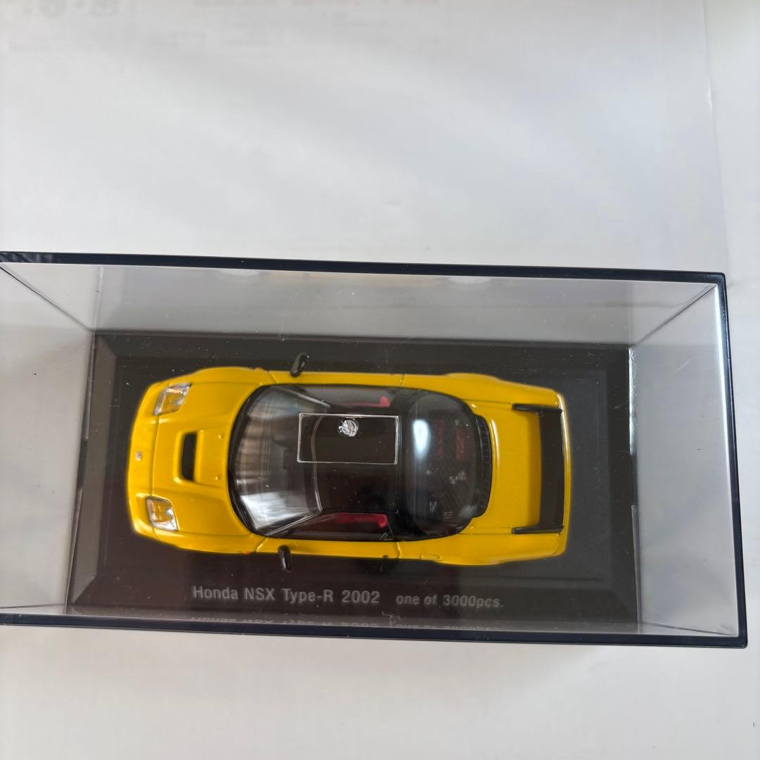 エブロ（絶版品）ホンダNSXタイプーR 2002（イエロー）3000個限定