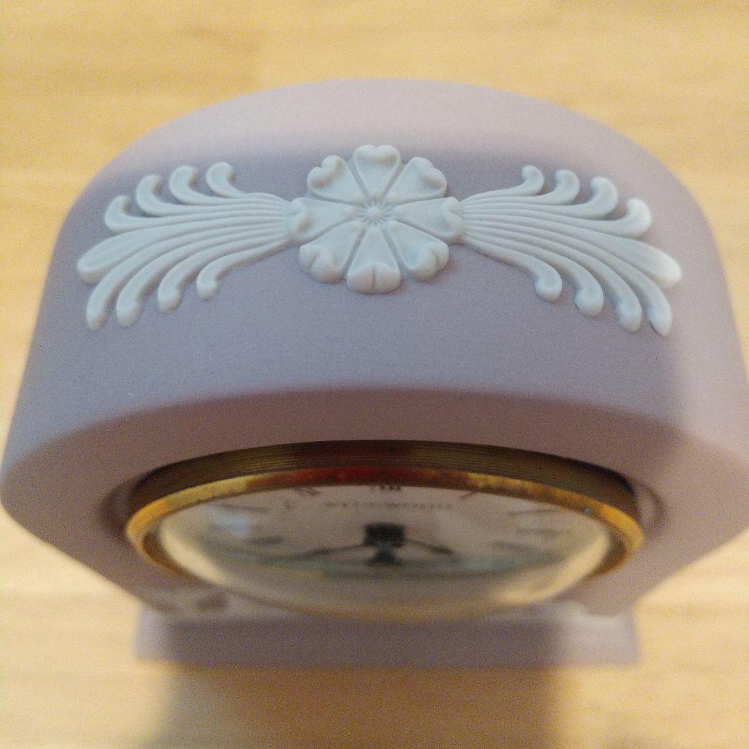 C*y様 ウェッジウッド ライラック 希少色 グリシャンクロック ジャスパー 置