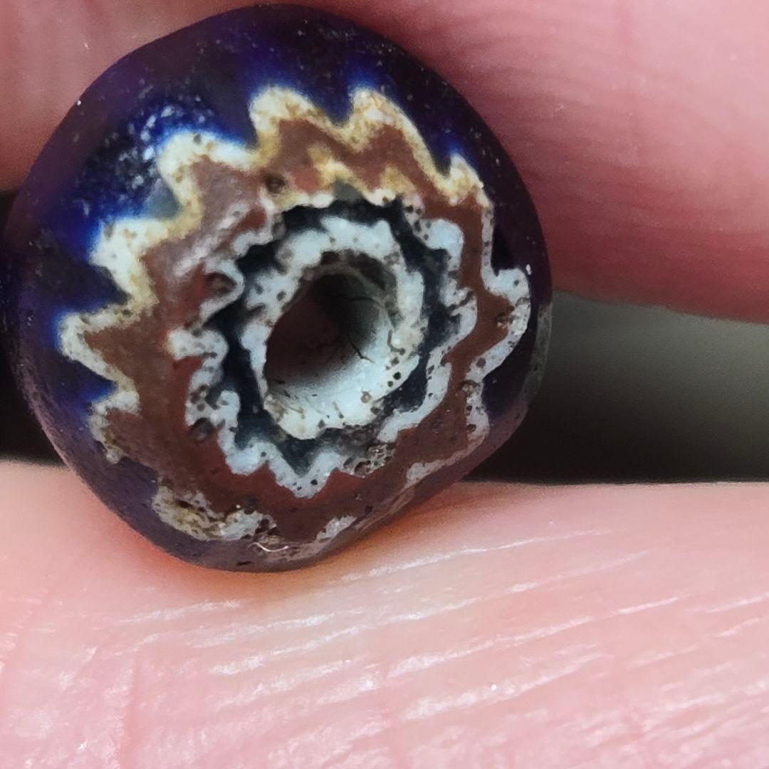 小粒　雰囲気抜群　７層シェブロンビーズ　goro's等のカスタムに　13