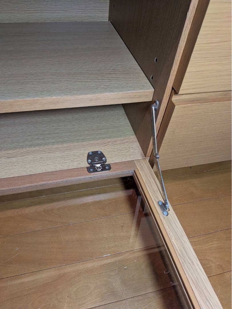 ■送料込■無印良品 木製テレビボード オーク材 収納棚 TV台木製家具 廃盤