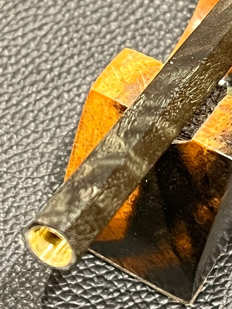 よしえ　スタビメイプル瘤木軸のみ+6角軸+スリット加工