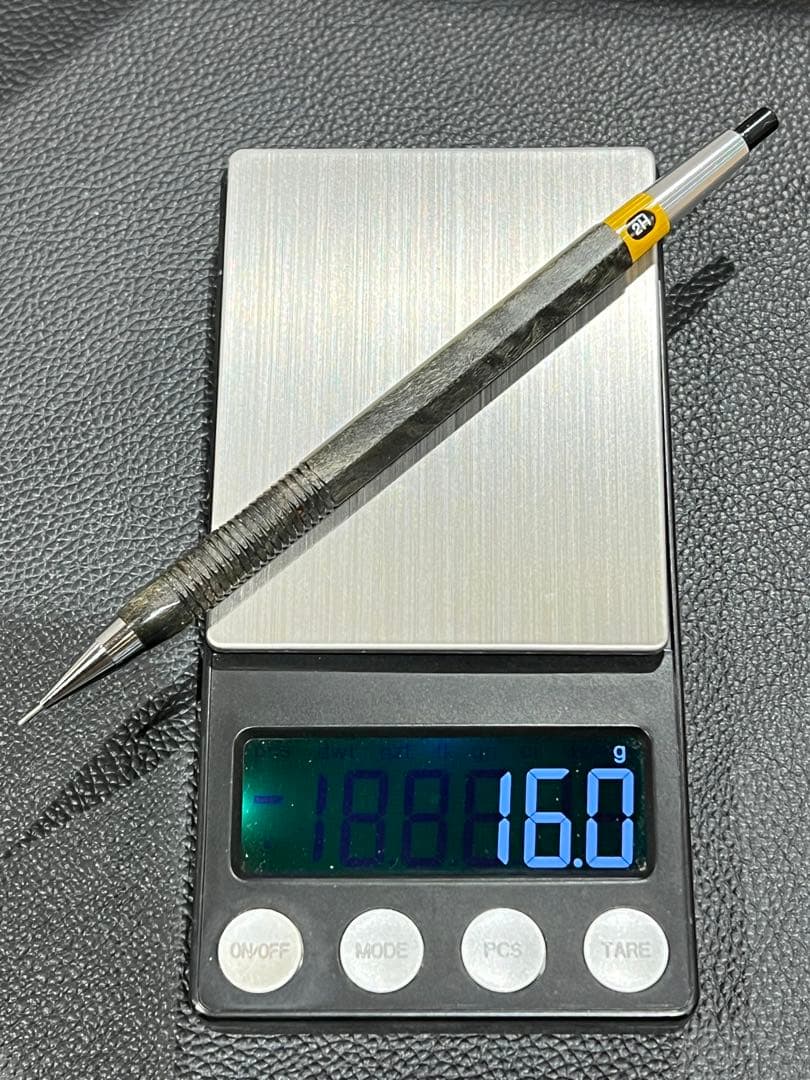 よしえ　スタビメイプル瘤木軸のみ+6角軸+スリット加工