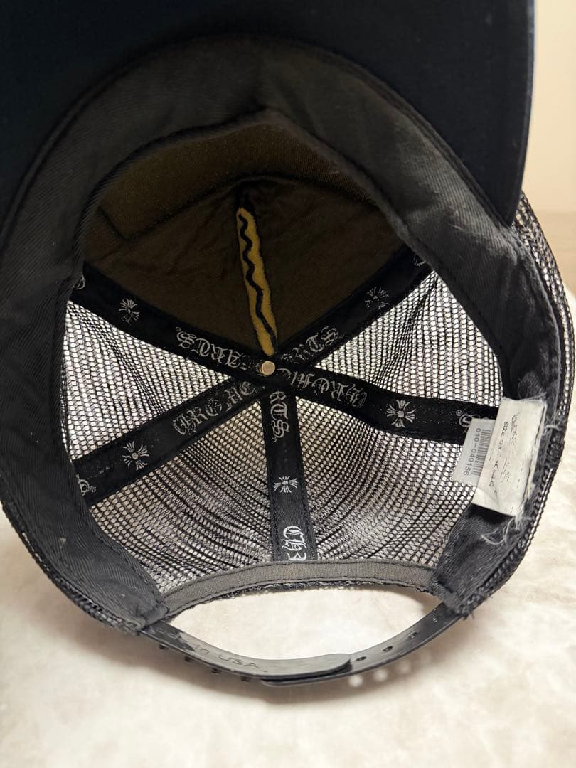 CHROME HEARTS ブラックキャップ メッシュ