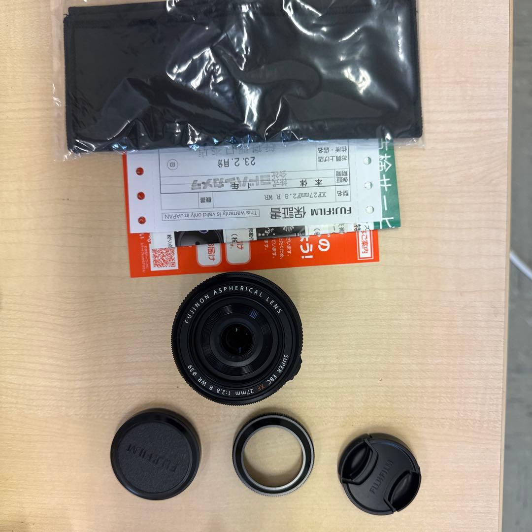 Fujifilm XF27mmF2.8 R WR レンズ