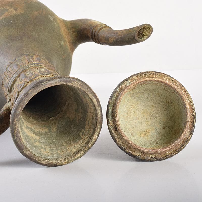 中国　古銅青銅　執壷　水注　V　R7723