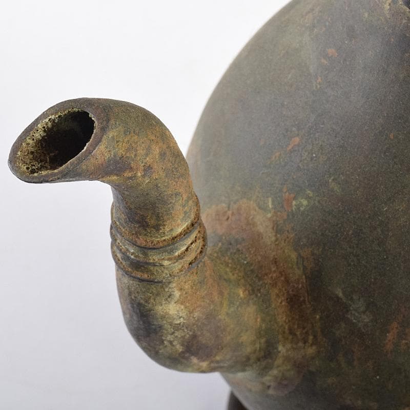 中国　古銅青銅　執壷　水注　V　R7723