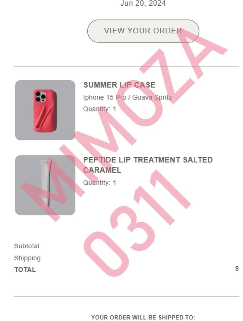 確実正規品 値下げ不可 Rhode iPhone15Proケース グァバ 新品