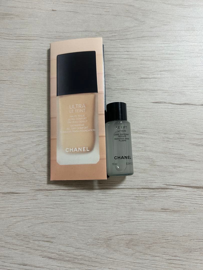 CHANEL リップ ネイルケアセット ファンデ＆化粧水サンプル ショッパー付き