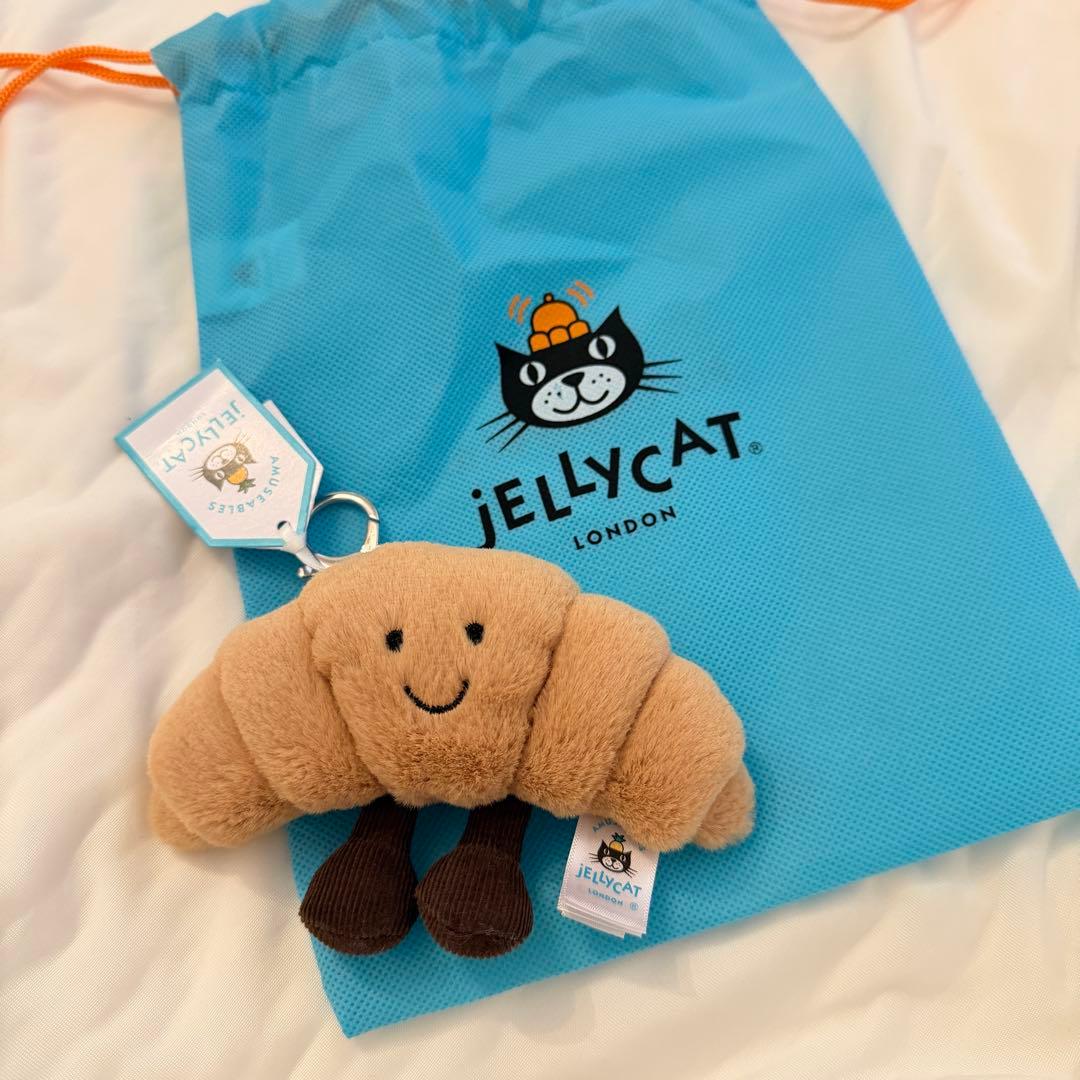  ジェリーキャット　クロワッサン　パン　キーホルダー　正規品