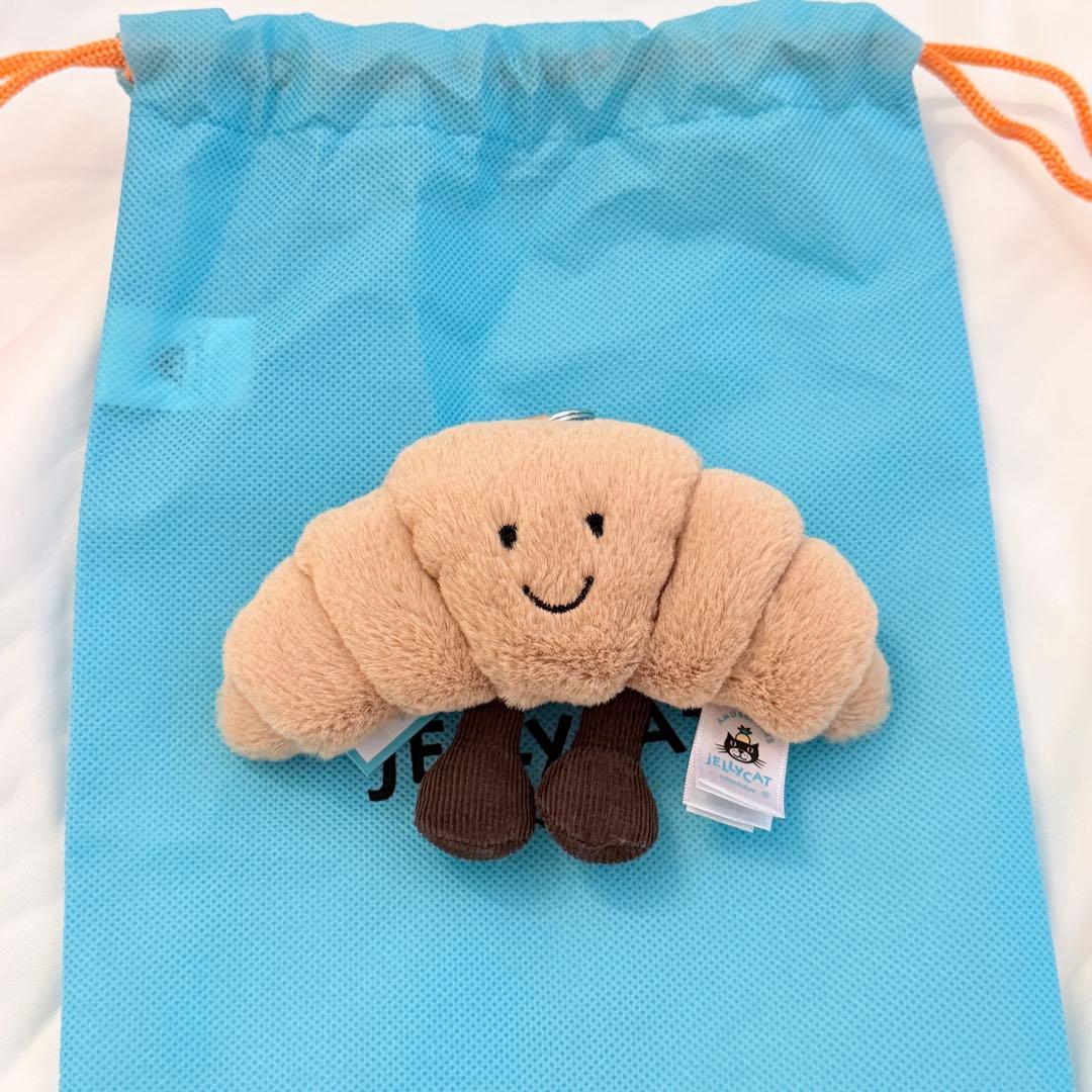  ジェリーキャット　クロワッサン　パン　キーホルダー　正規品