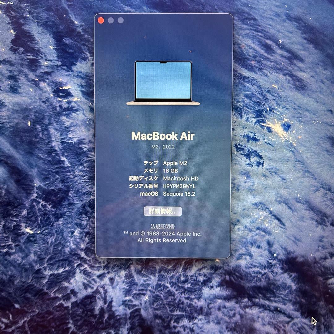 M2 Mac Book Air 本体