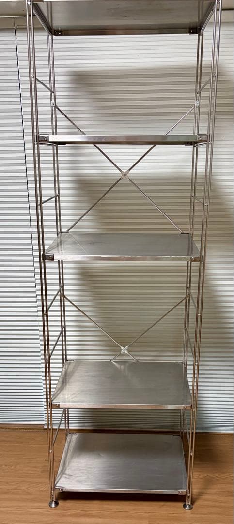 無印良品 ステンレスユニットシェルフ 大 幅58×奥行41×高175cm