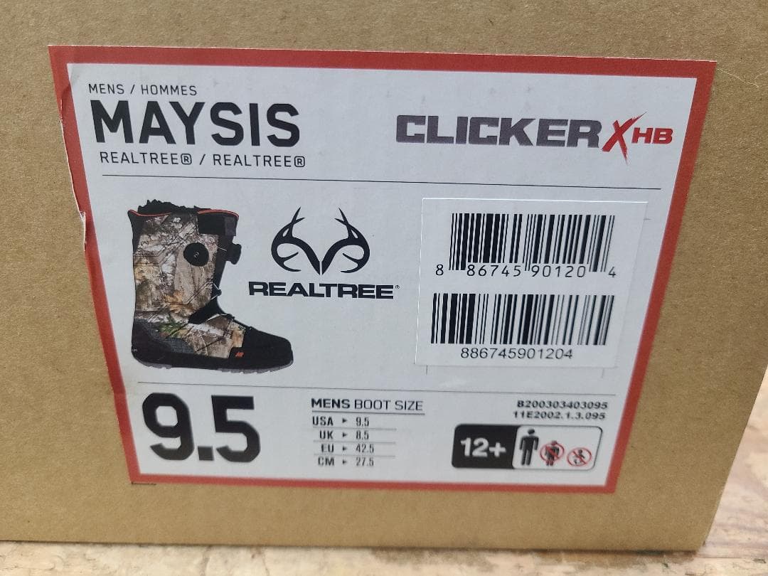 スノーボード 27.5 K2 MAYSIS CLICKER XHB