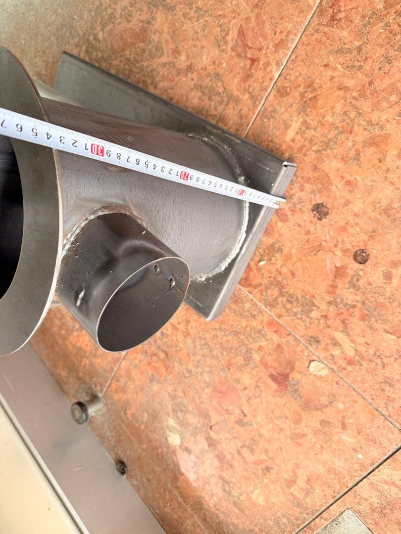 廃油ストーブ　耐熱塗装無し　送風機付き